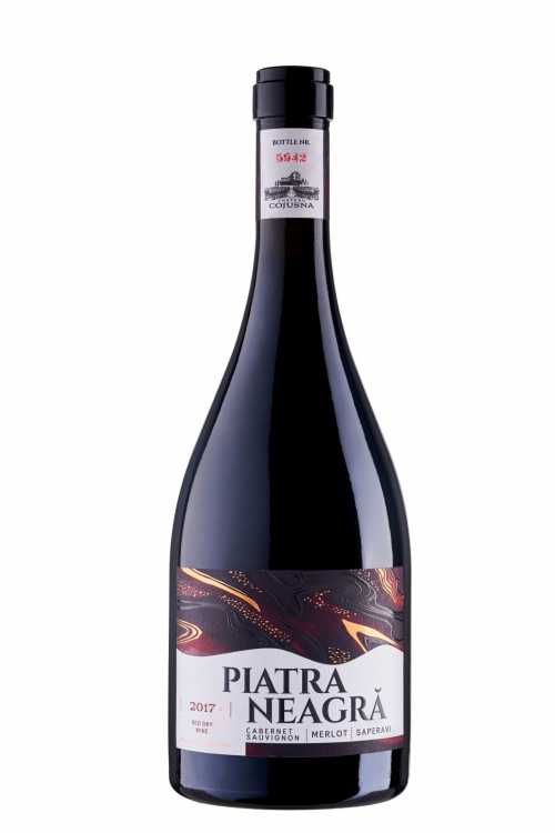 Вино «Piatra Neagra» 2017 Cabernet Sauvignon - Merlot - Saperavi, Cojusna. 0,75