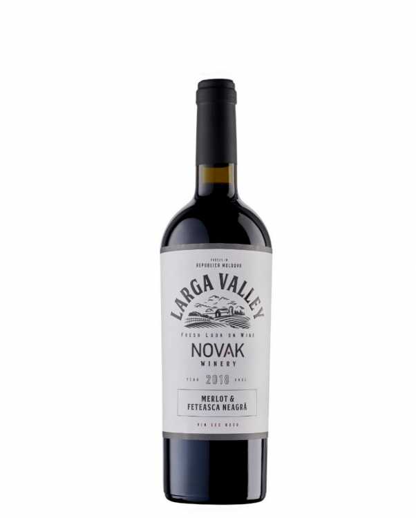 Вино «Merlot & Feteasca Neagra» 2018 Larga Valley. 0,75