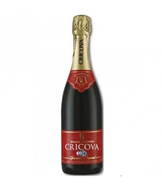 Шампанское «Сricova» красное полусухое. 0,75