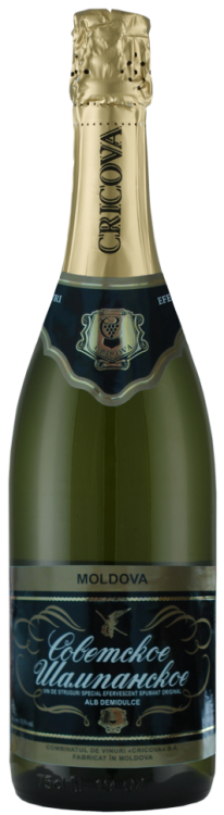 Вино «Советское Шампанское» Cricova. 0,75