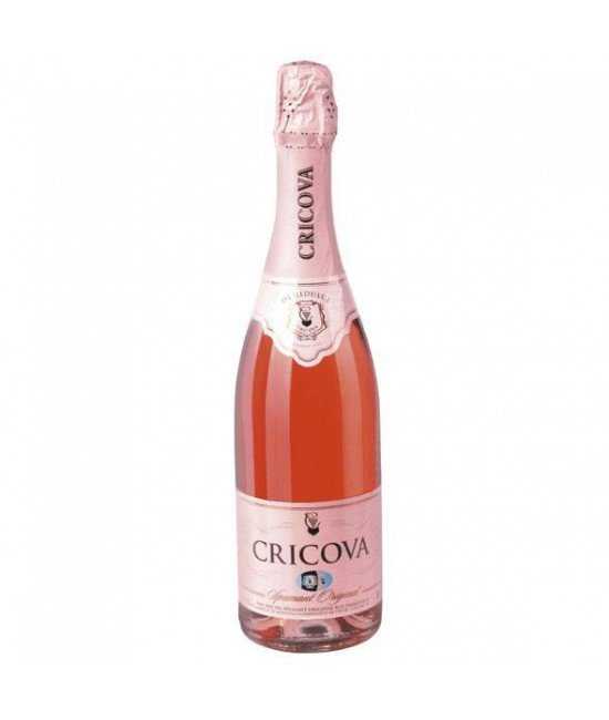 Шампанское «Сricova» розовое полусухое. 0,75