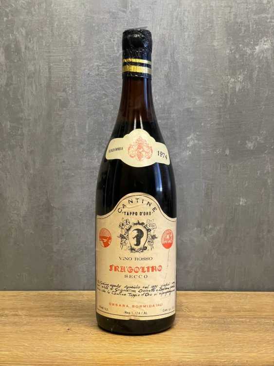 Вино Cantine Tappo d’Oro Fragolino 1974 года