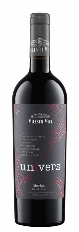 Вино «Univers» 2020 Merlot, Milestii Mici. 0,75