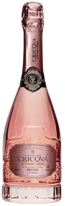 Шампанское «Premium Cuvee» брют розовое, Cricova. 0,75