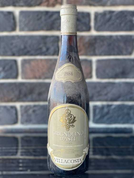 Вино Grignolino d’Asti Villacosta 1984 года урожая