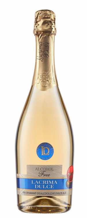 Шампанское «Lacrima Dulce» безалкогольное, Cricova. 0,75