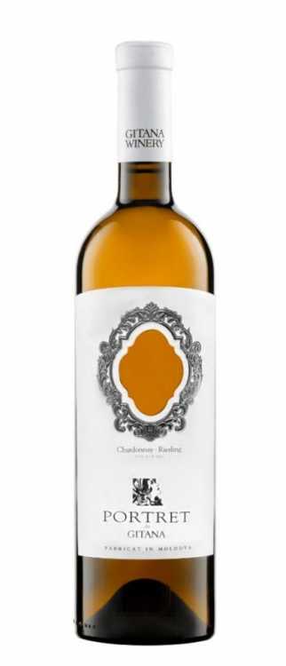 Вино «Portret de Gitana» 2022 Chardonnay - Riesling. 0,75