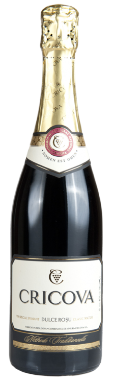 Шампанское «Сricova» Clasic, красное сладкое. 0,75