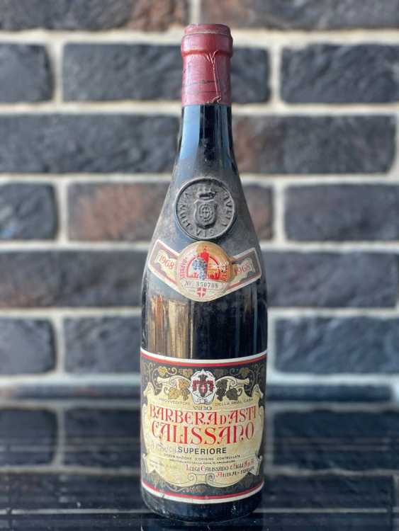 Вино Luigi Calissano & Figli Barbera d'Asti Superiore 1968 года урожая