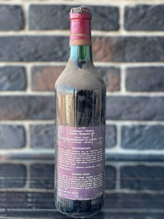 Вино Grauvernatsch Karl Schmid meran 1969 года урожая