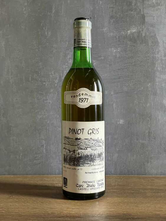 Вино Cav Italo Testa Pinot Gris 1971 года