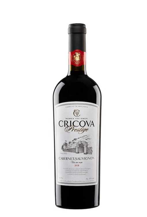 Вино «Cabernet-Sauvignon» 2018 Prestige, Cricova. 0,75