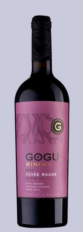 Вино «Cuvee Rouge» 2021 Rara Neagra - Feteasca Neagra - Pinot Noir, Gogu. 0,75