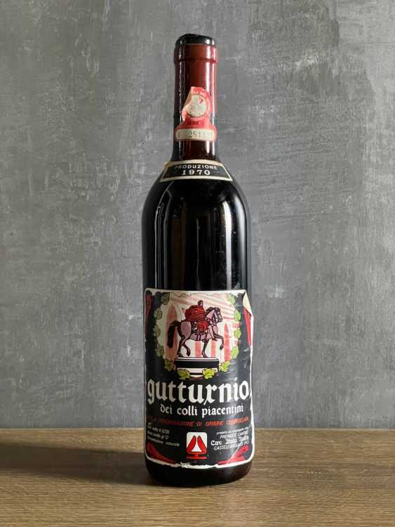Вино Gutturnio dei Colli Piacentini 1970 года