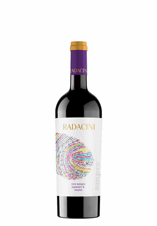 Вино «Ampre» Rara Neagra - Saperavi & Merlot, Radacini. 0,75