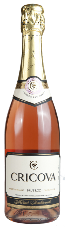 Шампанское «Сricova» Clasic, брют розовое. 0,75