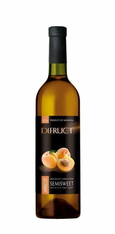 Фруктовое вино "DiFruct" абрикос, Mold-Nord. 0,75