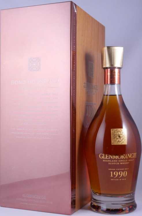 Виски "Glenmorangie" 1990 Grand Vintage Malt. 0,7 л.