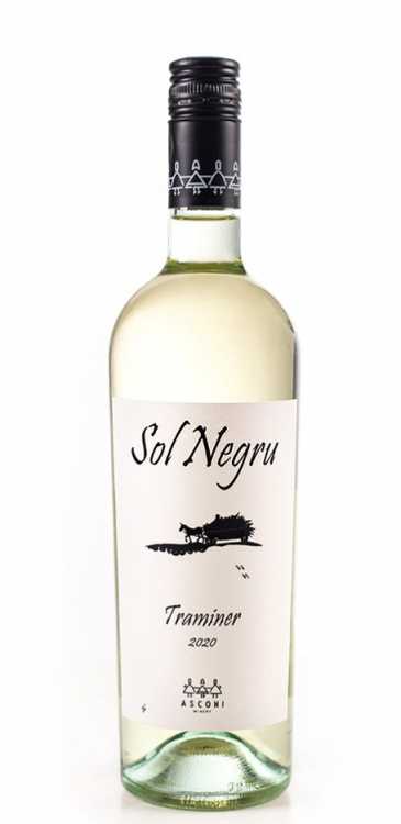Вино «Sol Negru» 2020 Traminer, Asconi. 0,75