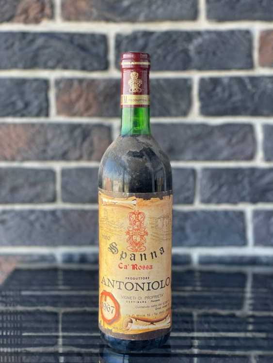 Вино Antoniolo Spanna Ca Rossa 1967 года урожая