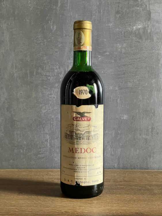 Вино Calvet Medoc 1970 года
