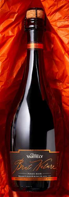 Шампанское «Brut Nature» белое брют натюр, Chateau Vartely. 0,75
