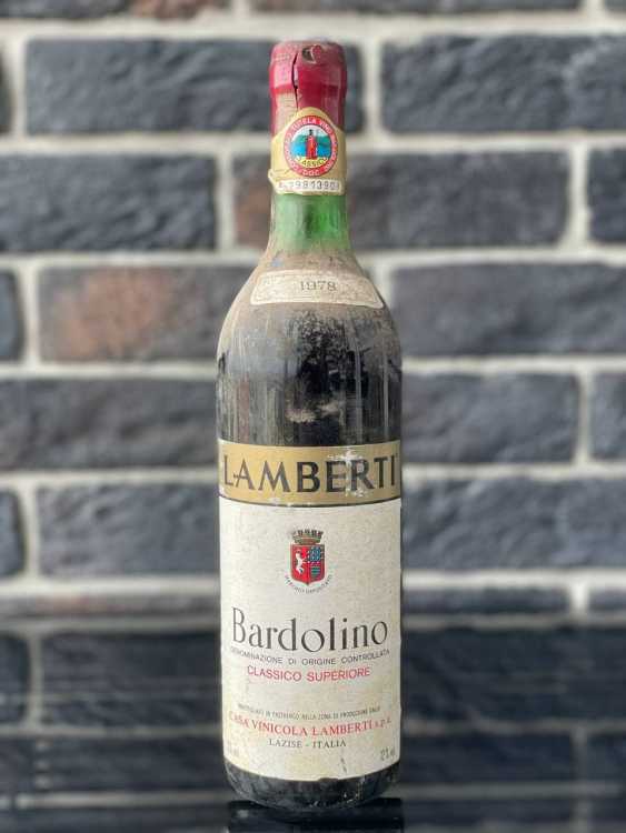 Вино Lamberti Bardolino Classico Superiore 1978 года урожая