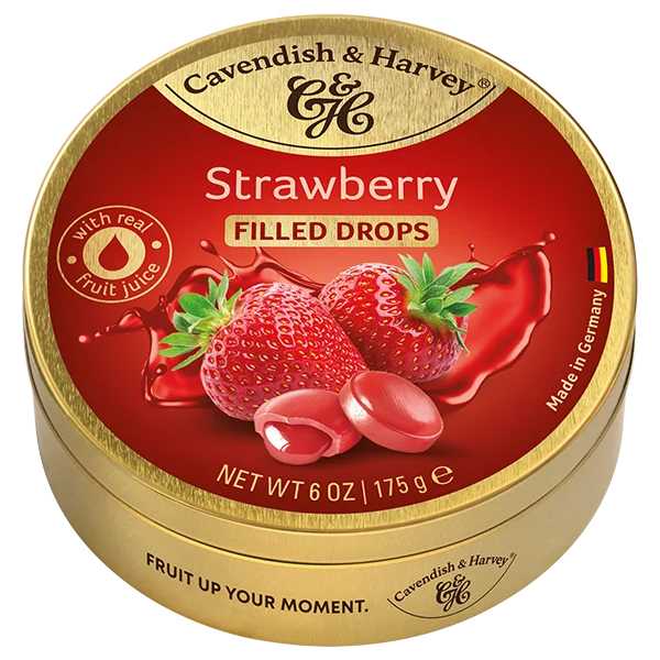 Леденцы "Букурия" с клубникой, 175 гр.