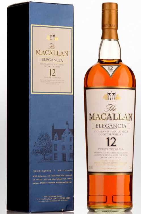 Виски "Macallan" Elegancia 12 лет. 1 л.