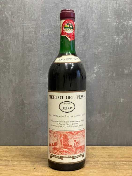 Вино Cantine Deroà Merlot del Piave 1971 года