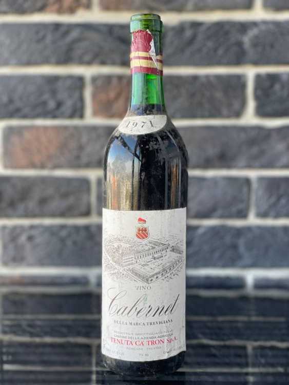 Вино Cabernet Della Marca Trevigiana 1971 года урожая  №3