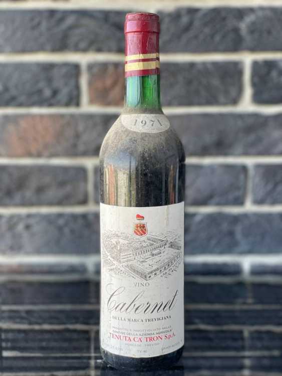 Вино Cabernet Della Marca Trevigiana 1971 года урожая №4