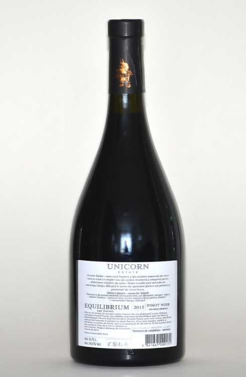 Вино «Equilibrium» 2019 Pinot Noir, Unicorn. 0,75