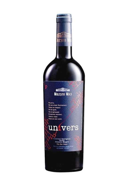 Вино «Univers» 2019 Cabernet Sauvignon - Merlot - Feteasca Neagra , Milestii Mici. 0,75