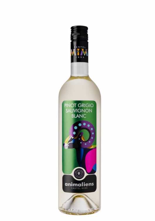 Вино «AnimAliens» 2020 Pinot Grigio - Sauvignon Blanc, Mimi. 0,75