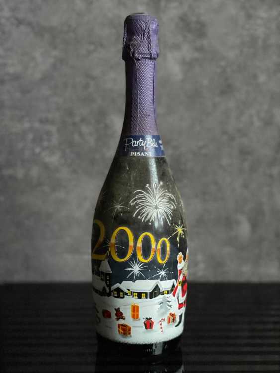 Шампанское Pisani Party Blu Cuvée Brut 2000 года урожая