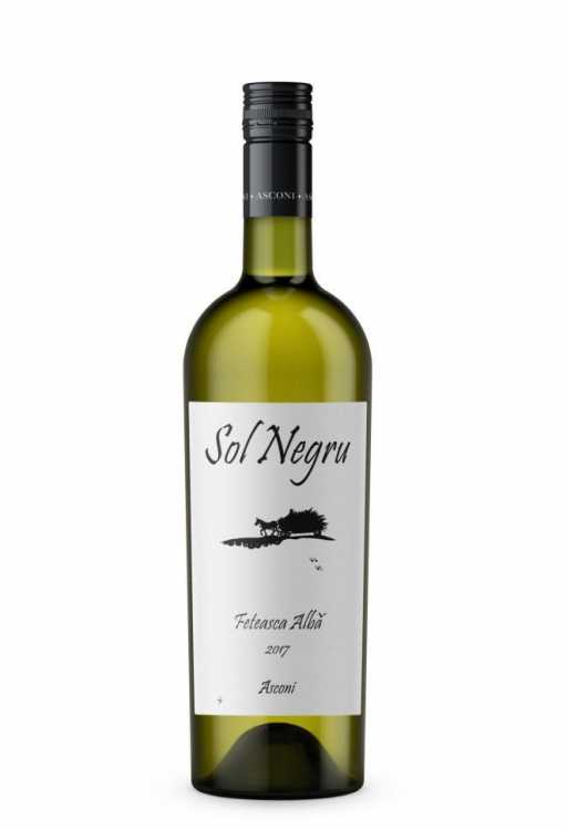 Вино «Sol Negru» 2022 Feteasca Alba, Asconi. 0,75