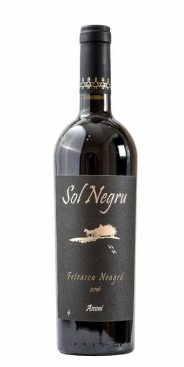Вино «Sol Negru» 2018 Feteasca Neagra, Asconi. 0,75