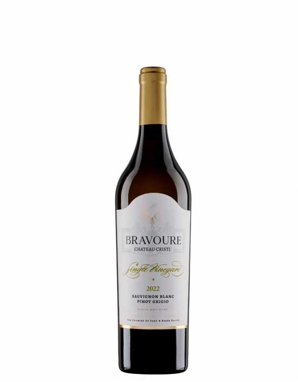 Вино «Bravoure» 2022 Sauvignon Blanc - Pinot Grigio, Chateau Cristi. 0,75
