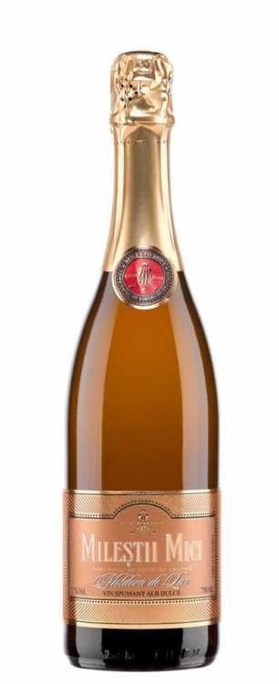 Шампанское «Moldova de Lux» белое сладкое, Milestii Mici. 0,75