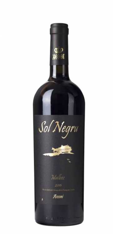 Вино «Sol Negru» 2018 Malbec, Asconi. 0,75