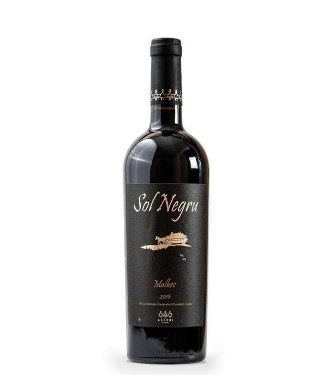 Вино «Sol Negru» 2018 Malbec, Asconi. 0,75
