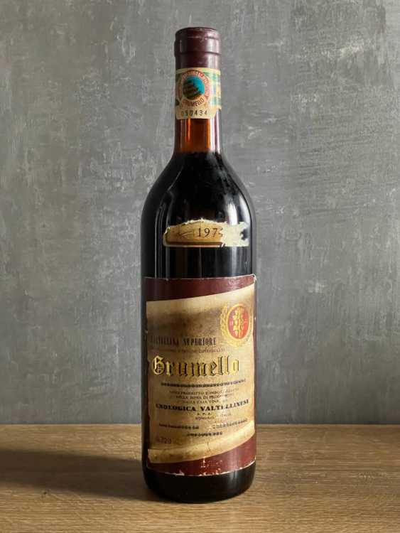 Вино Valtellina Superiore Grumello 1974 года