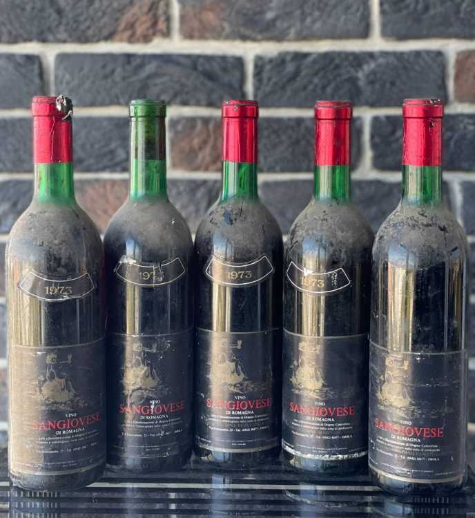 Вино Sangiovese di Romagna 1973 года урожая №4