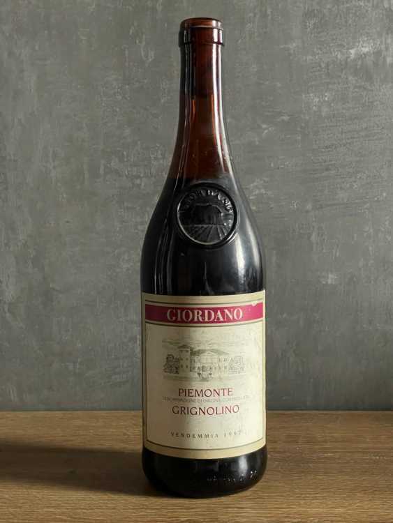 Вино Giordano Piemonte Grignolino 1997 года
