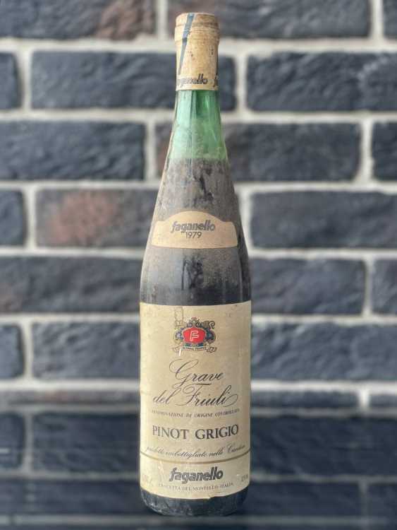 Вино Grave del Friuli Pinot Grigio 1979 года урожая