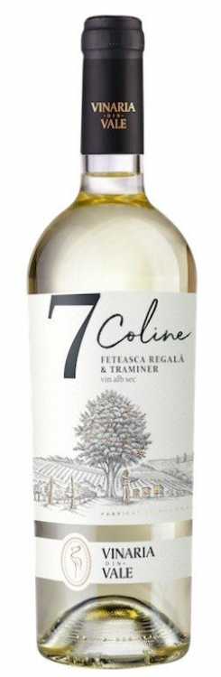 Вино «7 Coline» 2022 Feteasca Regala & Traminer, Vinaria din Vale. 0,75