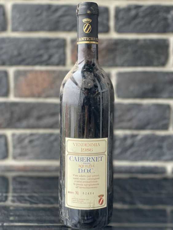 Вино Cabernet Franc Ca' Bolani 1986 года урожая