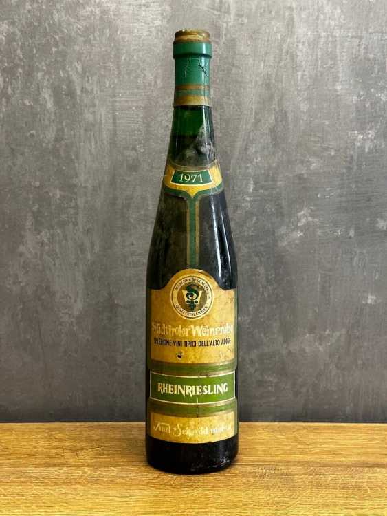 Вино Südtiroler Weinprobe Rheinriesling 1971 года урожая 2