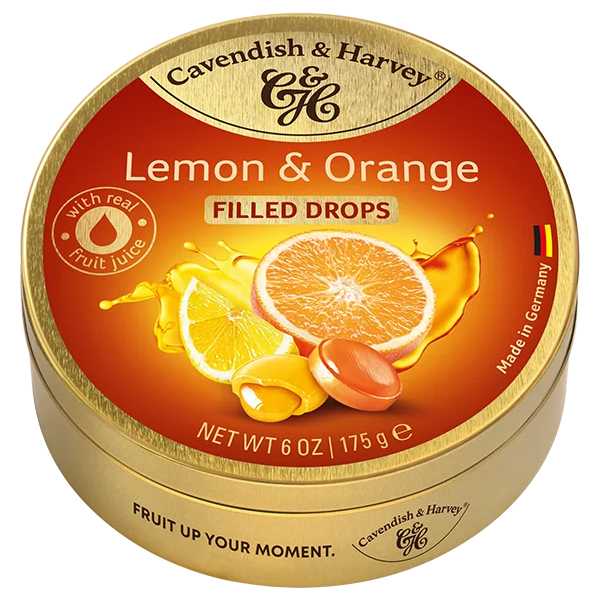 Леденцы "Букурия" с апельсином и лимоном, 175 гр.